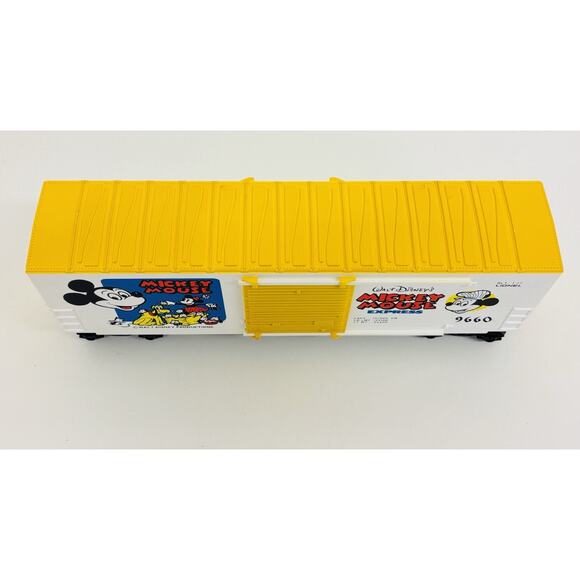 Lionel Mickey Mouse Hi-Cube Box Car Walt Disney Mickey Mouse Express 6-9660 NOS - Picture 6 of 11